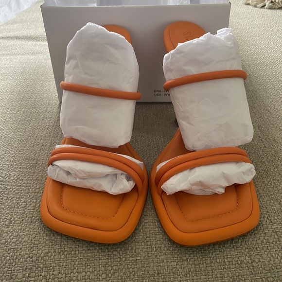 Schutz Agatha Sandal - Orange - Picture 7 of 15